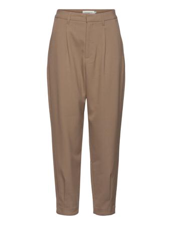 Cmtailor-Pa Bottoms Trousers Straight Leg Brown Copenhagen Muse