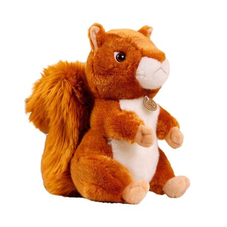 Sarjakuva Orava/Pesukarhu Pehmolelu Eloisa 3D-ulkonäkö Pehmeä Täytetty Eläin Pehmusteet Koriste Koti Lastenhuoneen Sisustus Eläintarhan Matkamuistot 