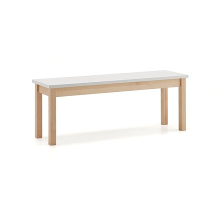 Bench seat ZET, 1200x440 mm, white