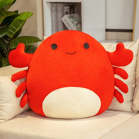 Mjuka godis serie knubbiga plysch leksaker Red Crab Red Crab 45cm