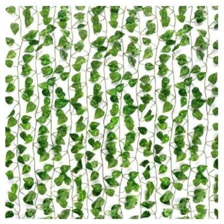 12 stk. Kunstige efeu blade planter Falske hængende kransplanter