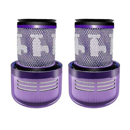 2st tvättbart hepafilter för Dyson V12 Detect Slim Absolute Clean-subaoe