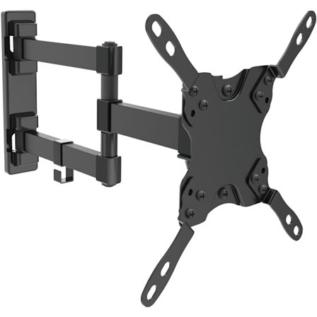 Wall mount for tv/screen, 15"-40", max 20kg, 3 leads, black
