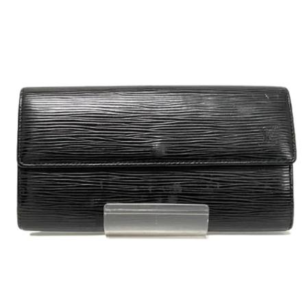 Louis Vuitton Vintage, Pre-owned Leather wallets Zwart, Dames, Maat:ONE Size