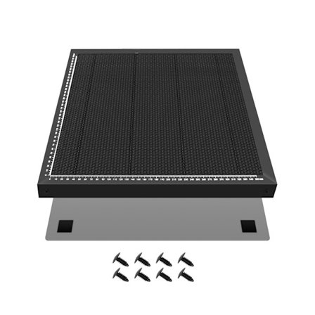 Arbetsbord av aluminium för graveringsmaskin, skärmaskin, metallplattform för professionellt bruk