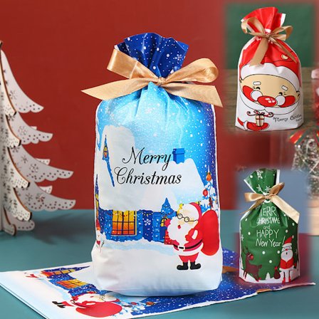 30 st julfest dragpåse, julburk i plast