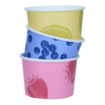 Fruktmix Små Iskrem-Bokser