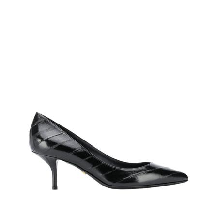 Dolce & Gabbana, Decollete Anguilla Zwart, Dames, Maat:41 EU,Zilver
