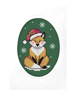 Broderikit Kort Ræv - Orchidea