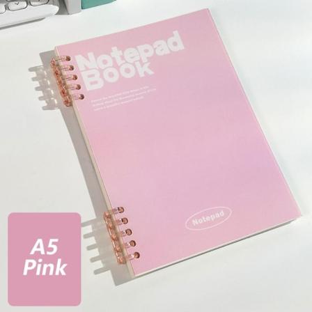 Ringpärm Anteckningsbok Lösblad Anteckningsbok ROSA A5 Pink A5
