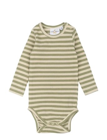 Tnsbfro Uni L_S Rib Body Green The New