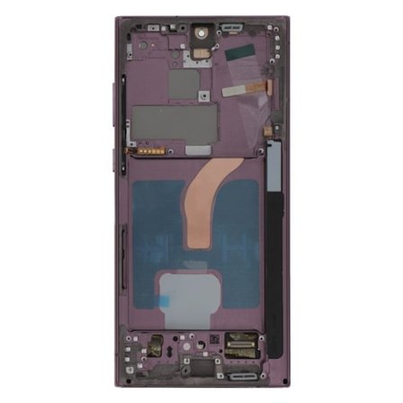 OLED-näyttö - Samsung - Galaxy S22 Ultra - Täydellinen lohko - Kosketusnäyttö - Musta