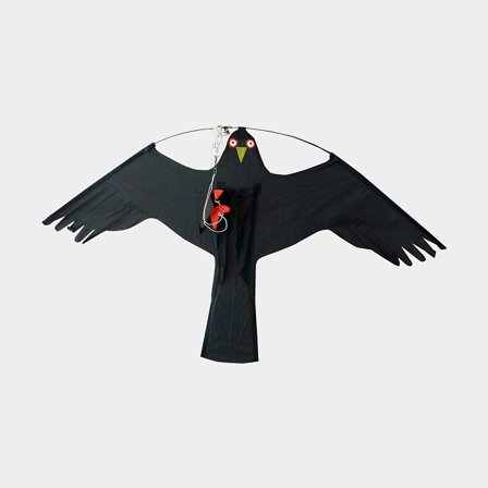 Bird deterrent / gull deterrent Kite + 6 meter fiberglass pole + 2 meter line