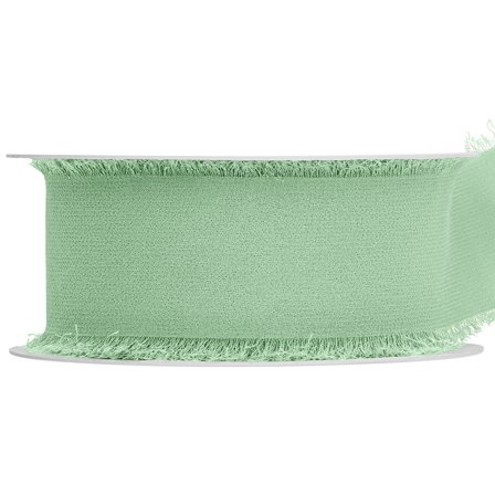 Chiffongband Salvgrön 40 mm