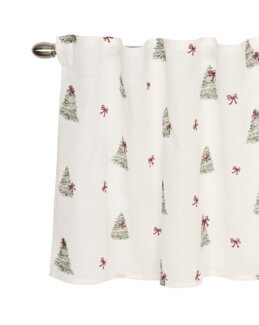 Julekappe med multibånd Juletræ Hvid