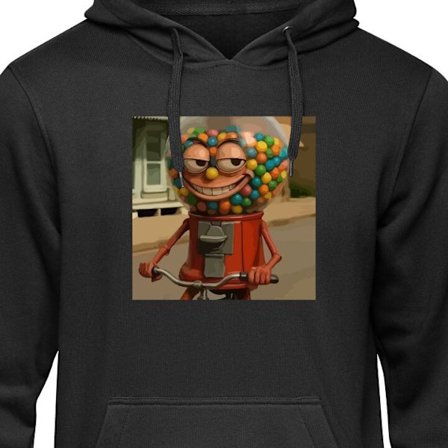 Barnehettegenser Italiensk Brainrot godtemaskin - Retro-stil tyggemaskin