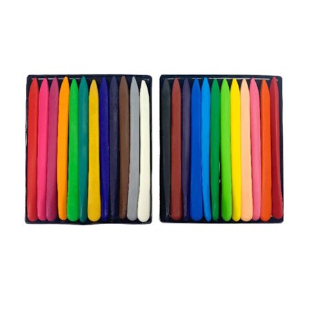 6/12/24/36 Farver Plastic Crayon Farvet Crayon 24COLORS