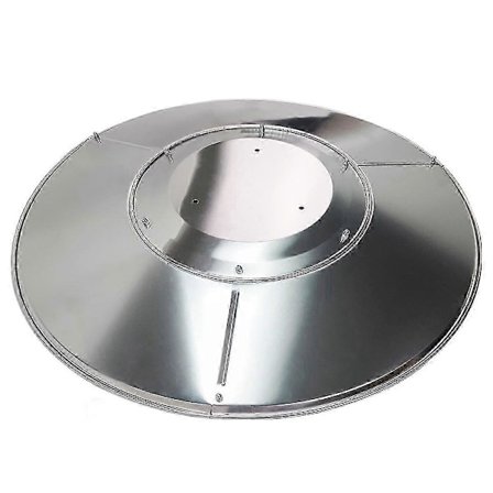 Terrassevarmer Reflektorskærm, Propan Udendørs Varmere Reservedel - Top Dome, 3-Huls Montering, 3