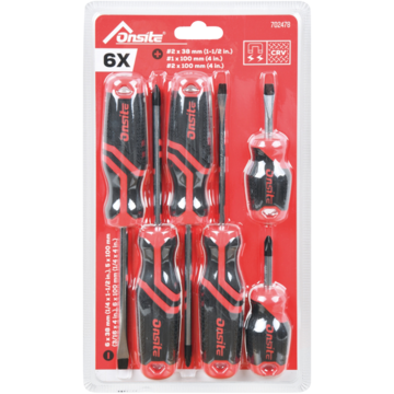 SKRUTREKKERSETT 6 STK