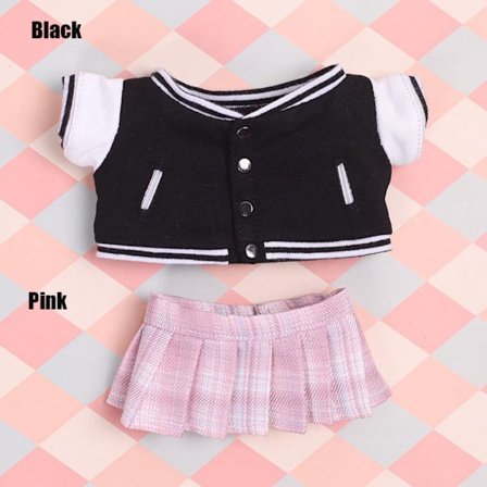 Baseballjakke frakkskjørtdrakt 1 1