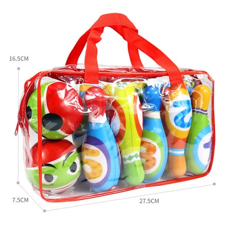 Lasten peli, jossa on 10 ja 2 palloa sisällä, verkko