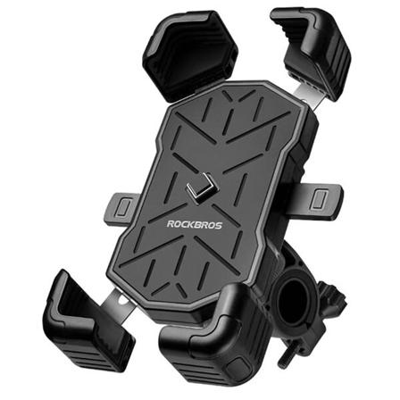 Rockbro's matkapuhelimen pidike polkupyörän ohjaustankoon - Musta
