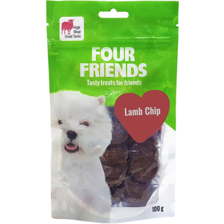 FourFriends - Lammechips til hund 400 g - Hund - Hundegodbiter & tyggebein - Naturlige godbiter for hund - ZOO.no