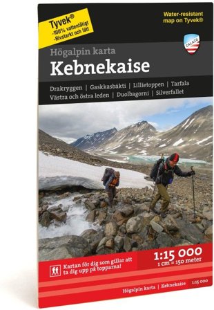 Calazo Högalpin kart Kebnekaise 1:15 000 - Calazo