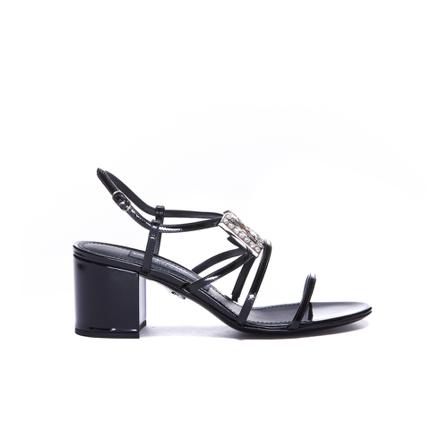 Dolce & Gabbana High Heel Sandaler Sort, Dame Sandaler med hæl, Størrelse: 38 EU