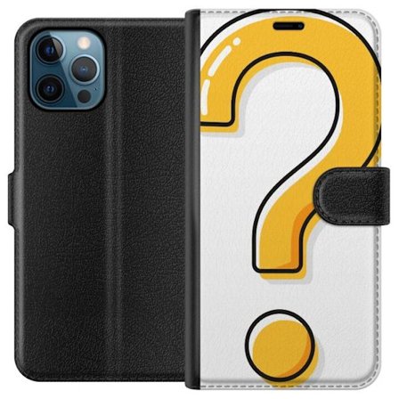 Yhteensopiva Lompakkokotelo Apple iPhone 12 Pro Kysymysmerkki