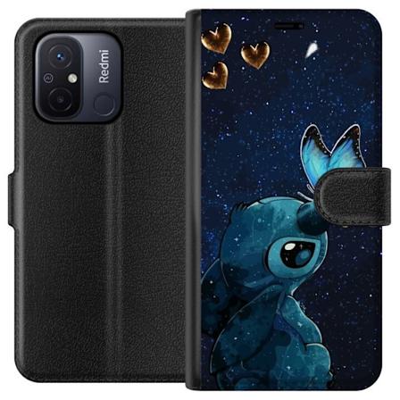 Xiaomi Redmi 12C Lompakkokotelo Stitch perhonen
