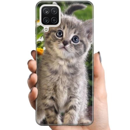 Samsung Galaxy A12 TPU Matkapuhelimen kuori Kissa