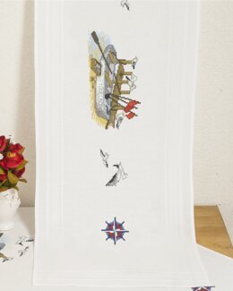 Stickpackung Fischerboot - Läufer - Duftin