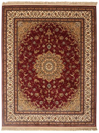 Médaillon Nahal Rouge Rouille Tapis
