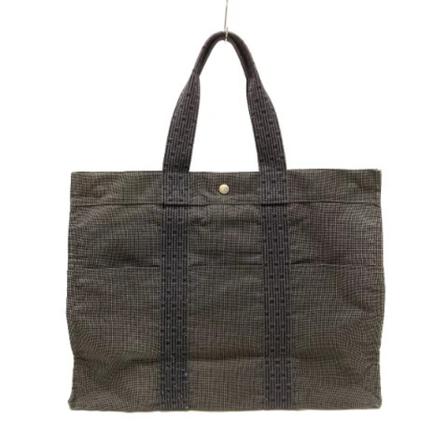 Hermès Vintage, Pre-owned Handbag Grijs, Dames, Maat:ONE Size,Polyamide