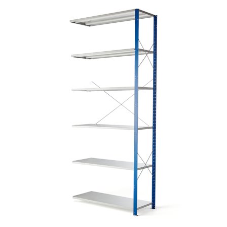 Regalsystem MIX, Anbaumodul, 3000 x 1300 x 400 mm