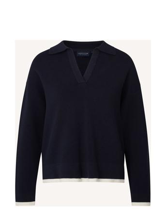 Peyton Full Milano Knitted Sweater Tops Knitwear Jumpers Blue Lexington Clothing