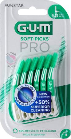 GUM Soft-Picks Mellemrumsbørster Large 60 stk, Medicin & Pleje, Mund & Tandpleje, Tandstikker