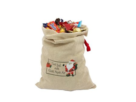 KARAMELLO Godis Julsäck julmotiv inslaget 900g - Lyreco - Kök och servering - Ätbart - Godis och choklad