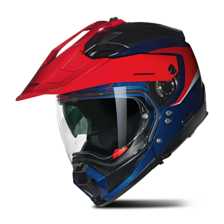 Adventurehjelm Nolan N70-2 X Blå/rød/hvit S