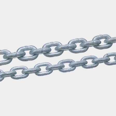 Anchor chain, galvanized steel, DIN 766, Ø6 mm, 5 meters