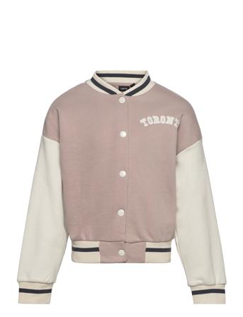 Nlflomber Short Sweat Bomber Beige LMTD