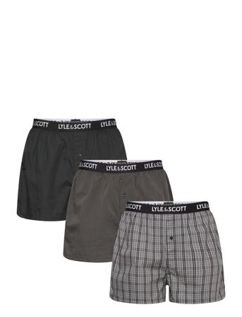 Lenny Underwear Boxer Shorts Grå Lyle & Scott*Betinget Tilbud