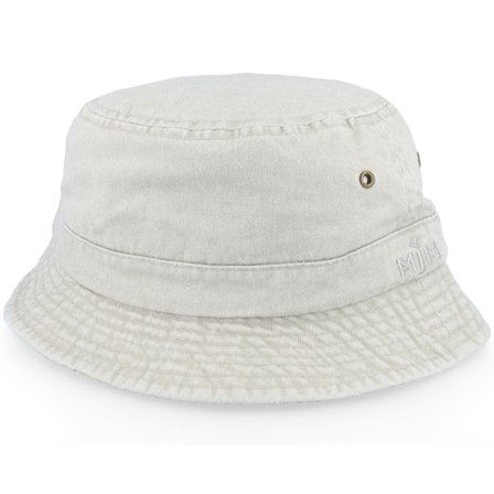 MJM Hats - Dyed Cotton Twill Natural Bucket Bucket Beige Hat - @ Hatstore