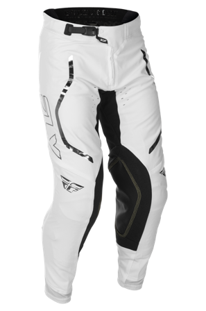 Pantaloni Motocross FLY Racing Evolution DST Flash V26 (Ediție Limitată) Alb/Argintiu 30