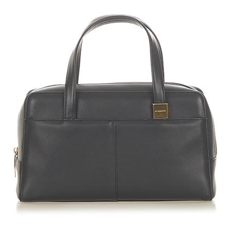 Burberry Vintage, Pre-owned Leather Handbag Zwart, Dames, Maat:ONE Size
