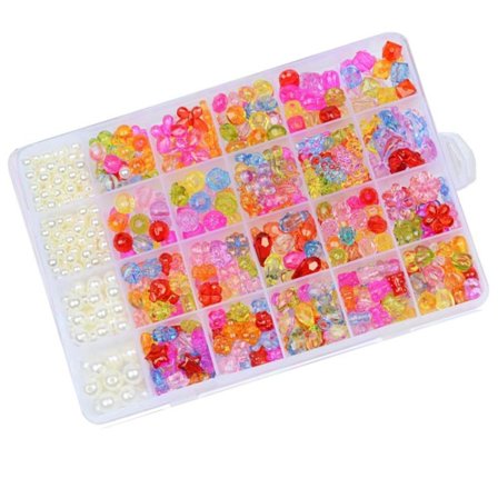 DIY Pärllåda med Akrylpärlor – 700 Pärlor för