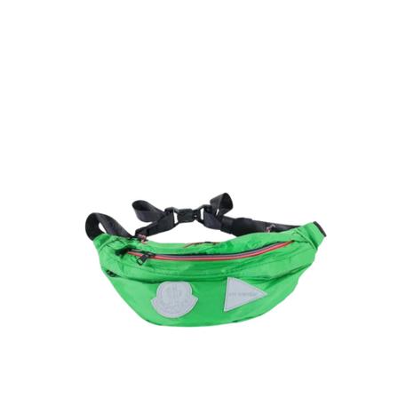 Moncler Pre-owned, Pre-owned Polyestershoulder-bags Groen, unisex, Maat:ONE Size,nylon