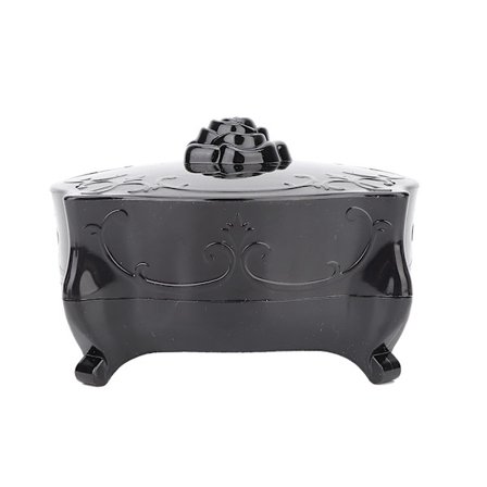 Resinbehållare Bomullspuff Bomullspinnar Makeup Bomull Makeup Kosmetisk Förvaringslåda