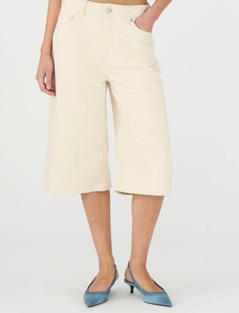 IVY Copenhagen Ivy-Augusta Long Shorts Was Ecru - Cream - 31